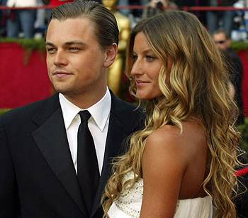 Gisele Bundchen e Leonardo Di Caprio