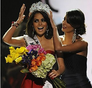 Vencedora Miss Universo Coroa