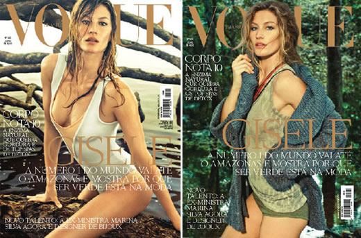 Capa da Revista Vogue - Gisele Bündchen