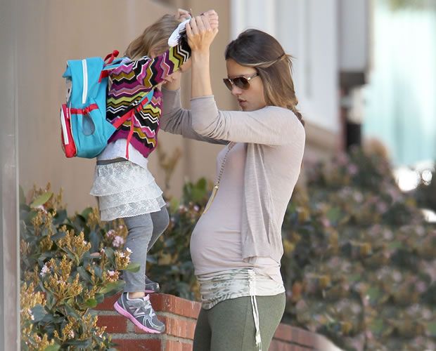 Alessandra Ambrosio e sua filha Anja