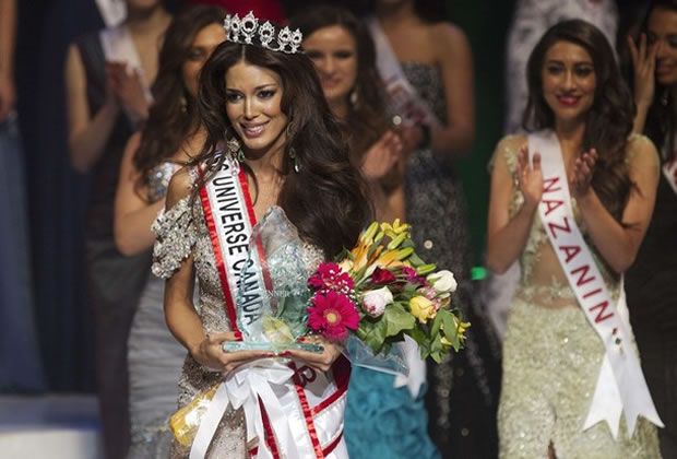 Miss Universo Canadá Sahar Biniaz