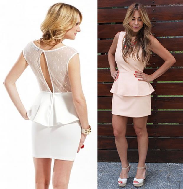 Vestidos Peplum