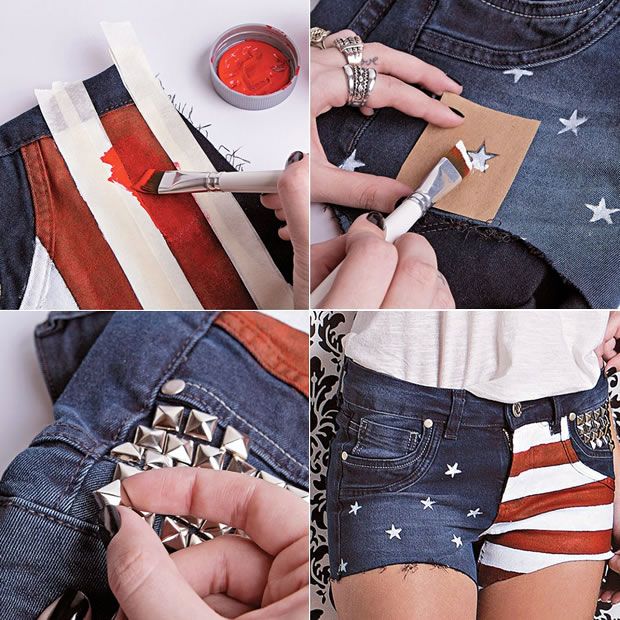 Shorts Customizados USA