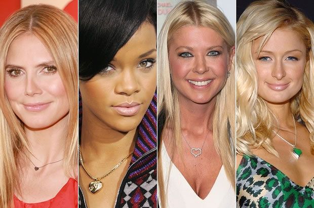 Heidi Klum, Rihanna, Tara Reid e Paris Hilton