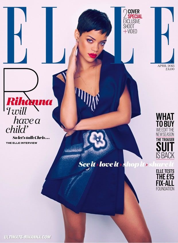 Rihanna para Elle