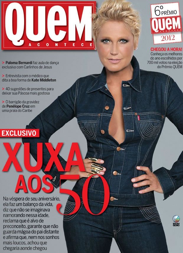 Xuxa para Revista Quem