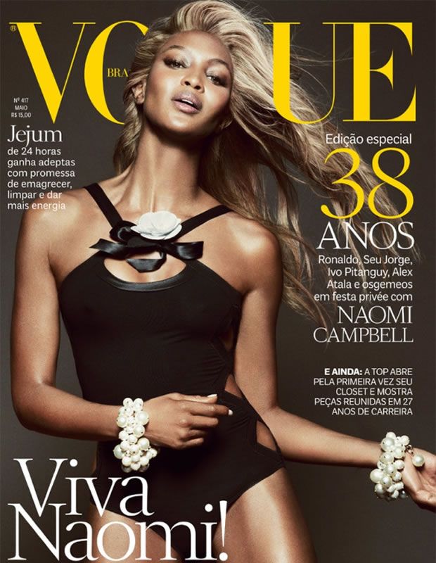 Naomi Campbell para Vogue Brasil