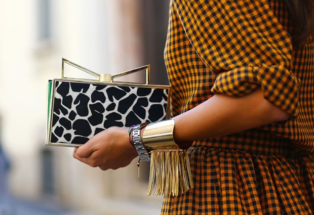 Animal Print Clutch