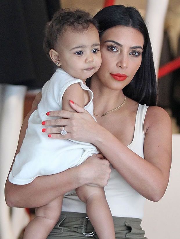 Kim Kardashian e North West