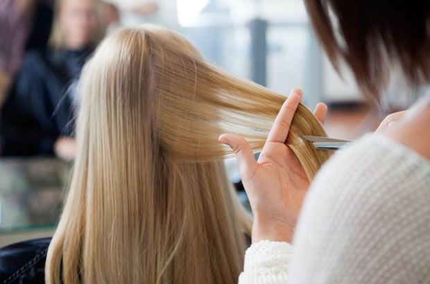 Corte Bordado Comprimento Cabelo Pontas Duplas