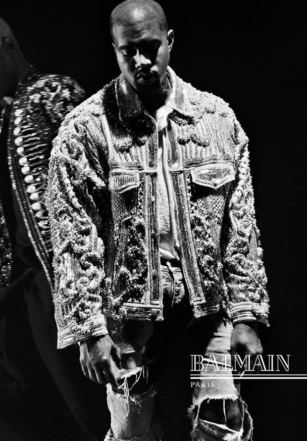 Kanye West para Campanha Balmain